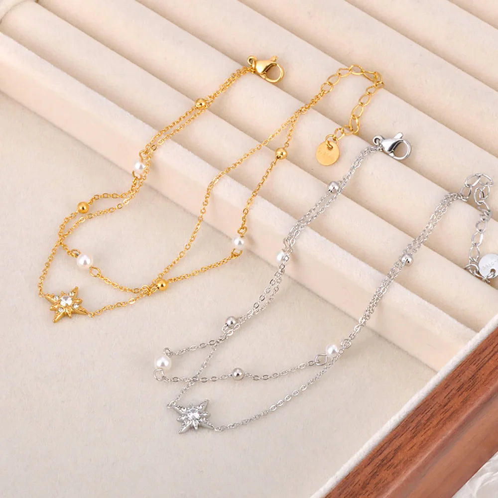 Stella Pearl Anklet