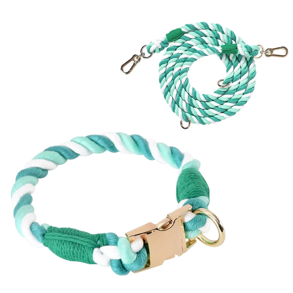 CotonBraid Collar & Leash Set