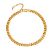 The Fortis Cuban Link Anklet