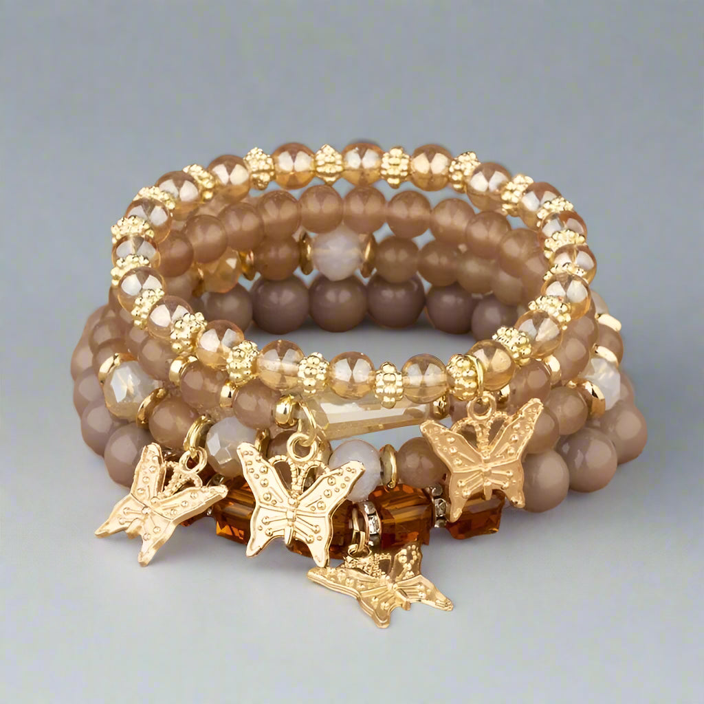 The Butterfly Garden Set | 4 Bracelets | 7 Colors