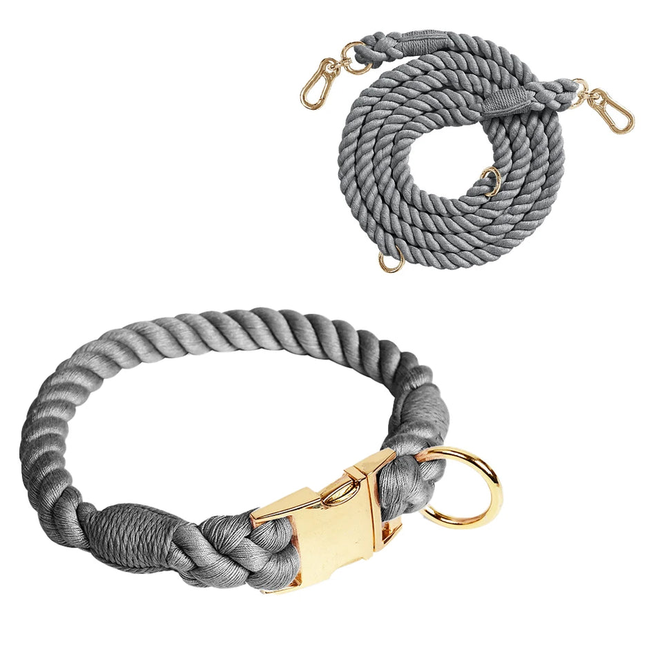 CotonBraid Collar & Leash Set