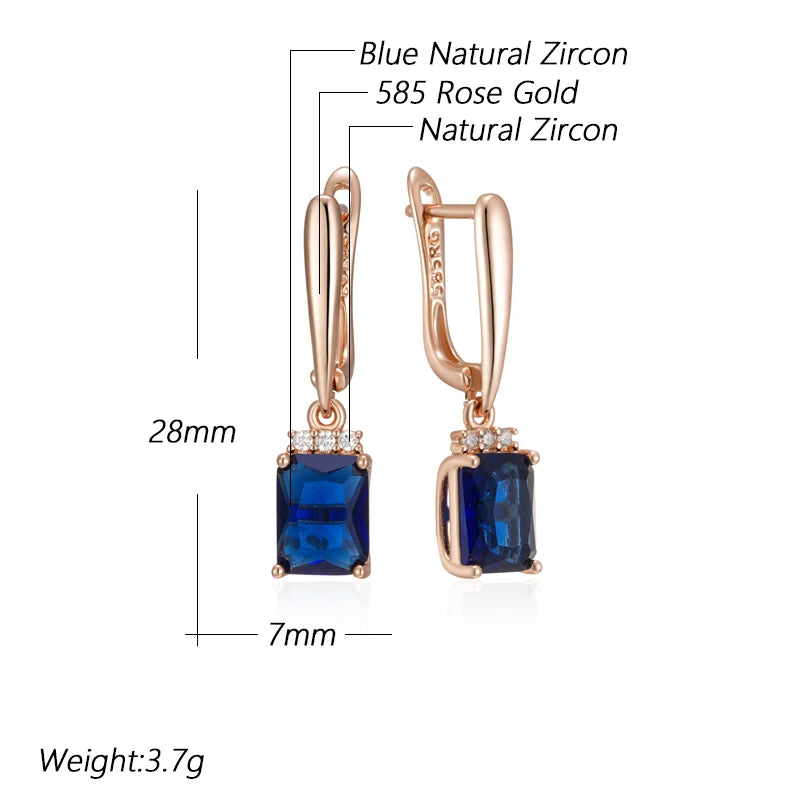 Celeste Blue Drops Earrings