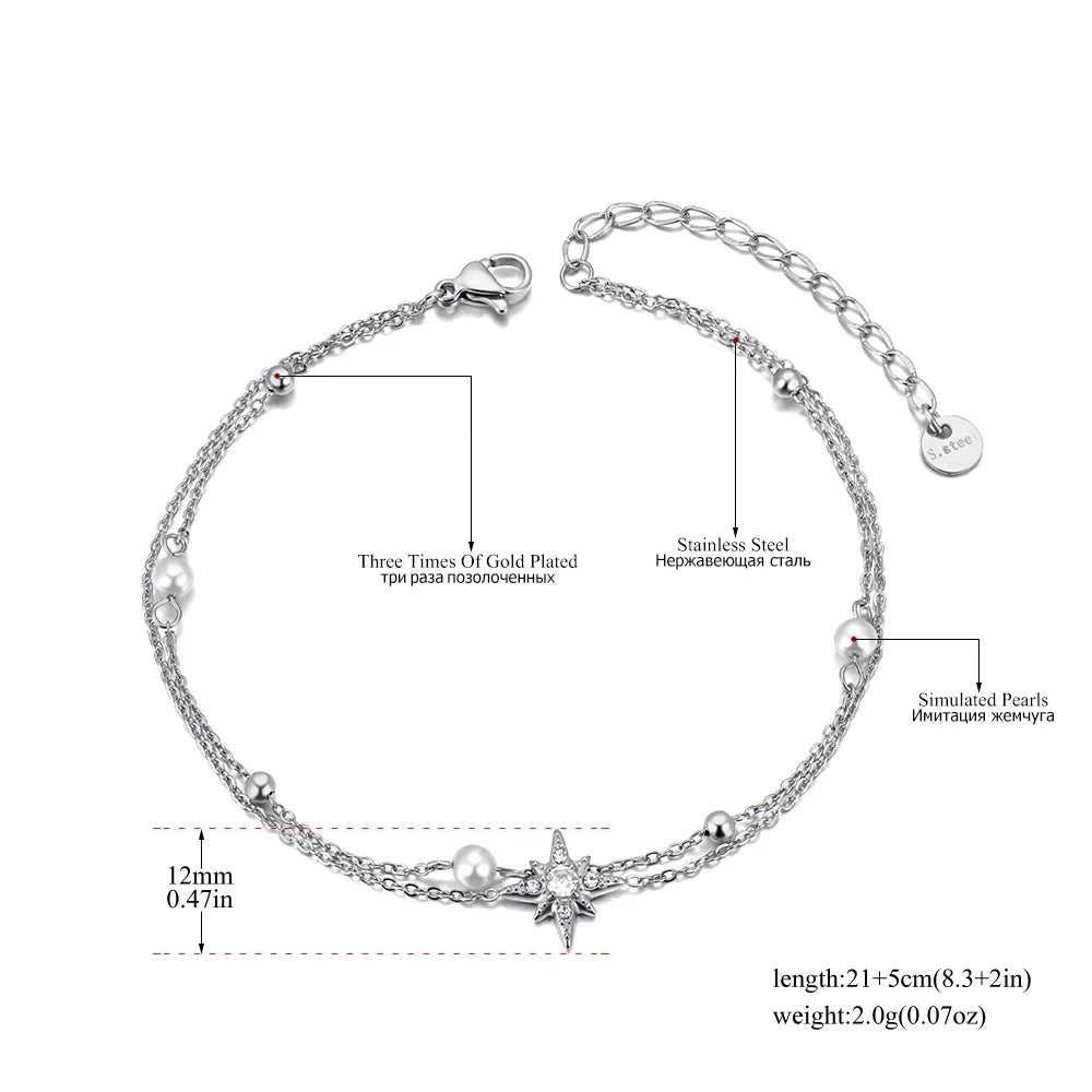 Stella Pearl Anklet