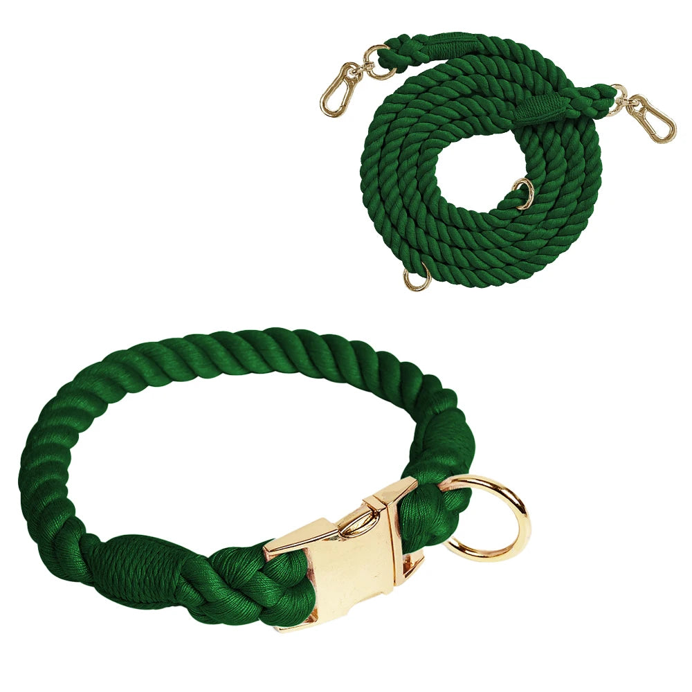 CotonBraid Collar & Leash Set