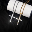 The Divine Drip Cross | Iced Out Pendant