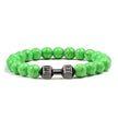 Iron Pulse – Dumbbell Beaded Bracelet