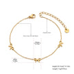 Triple Bow Anklet