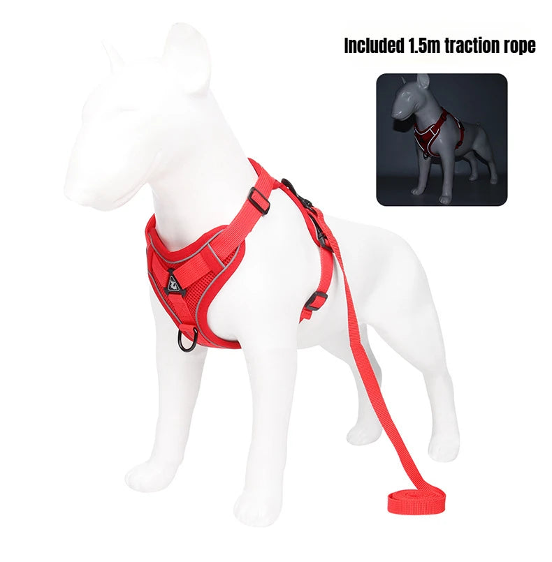 BreezeGuard Mesh Harness & Leash Set