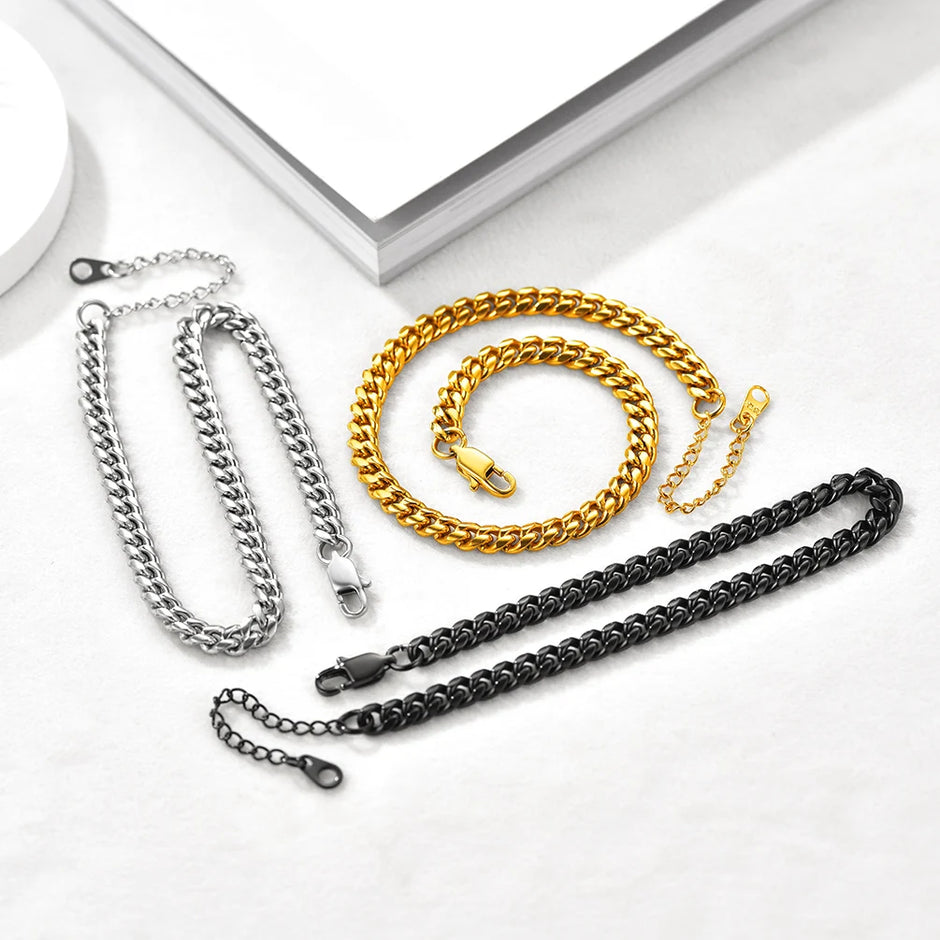 The Fortis Cuban Link Anklet