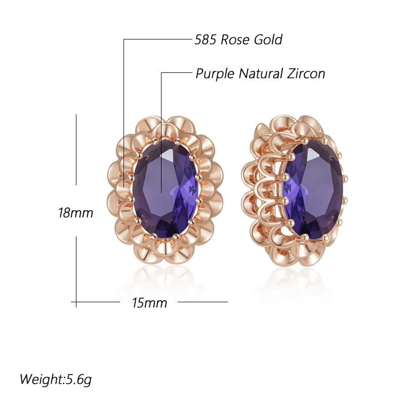 Amara Amethyst Earrings 💜