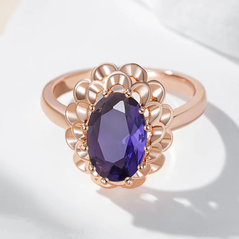 Amara Amethyst Ring