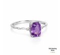 Lavender Amethyst Ring S925 Silver