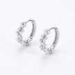 Pearl Circle Hoop Earrings