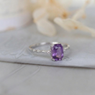 Lavender Amethyst Ring S925 Silver
