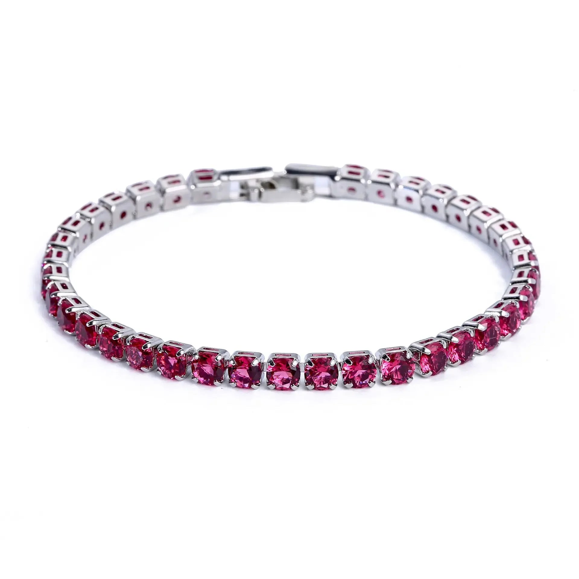 GlowRow Bracelet - Ruby Radiance✨