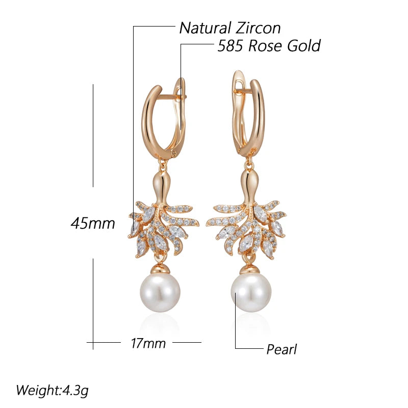 Fleur de Lumière Drops Earrings