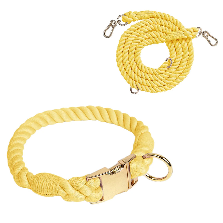 CotonBraid Collar & Leash Set