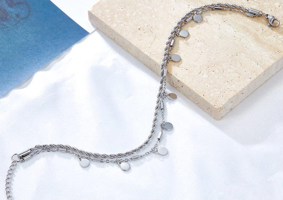Glimmer Disc Anklet