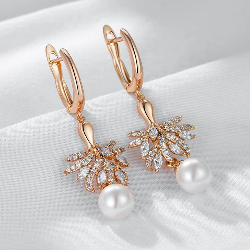 Fleur de Lumière Drops Earrings