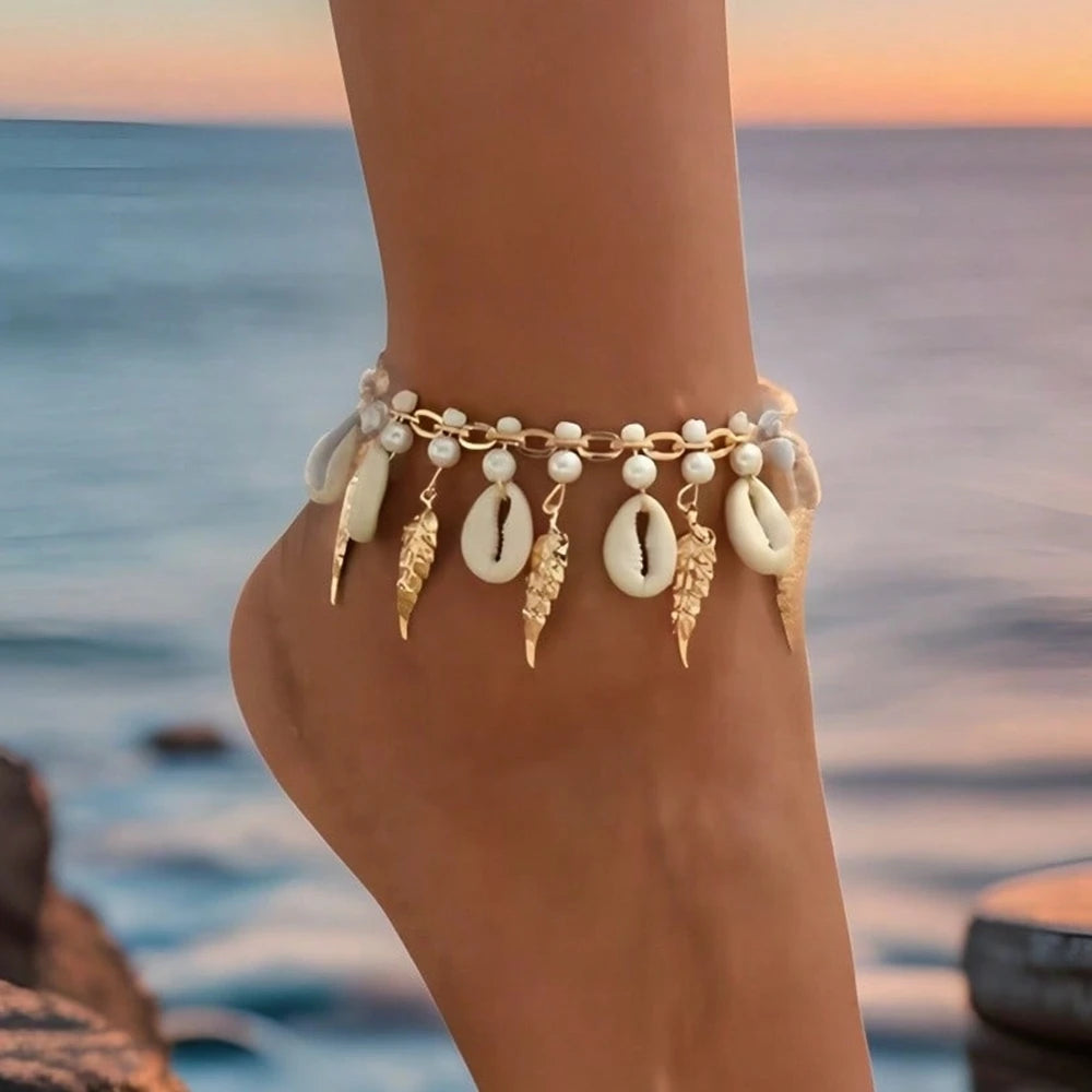 Bohemian Shell Anklet