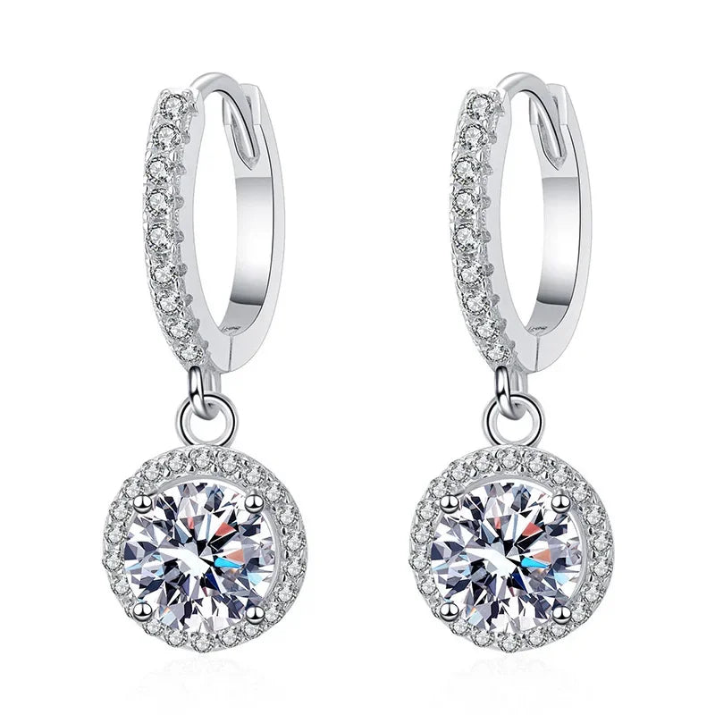 Lustra Moissanite Drop Earrings