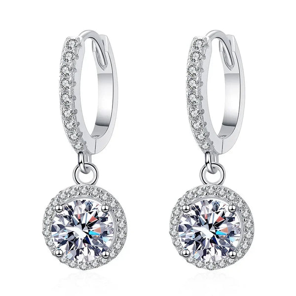 Lustra Moissanite Drop Earrings