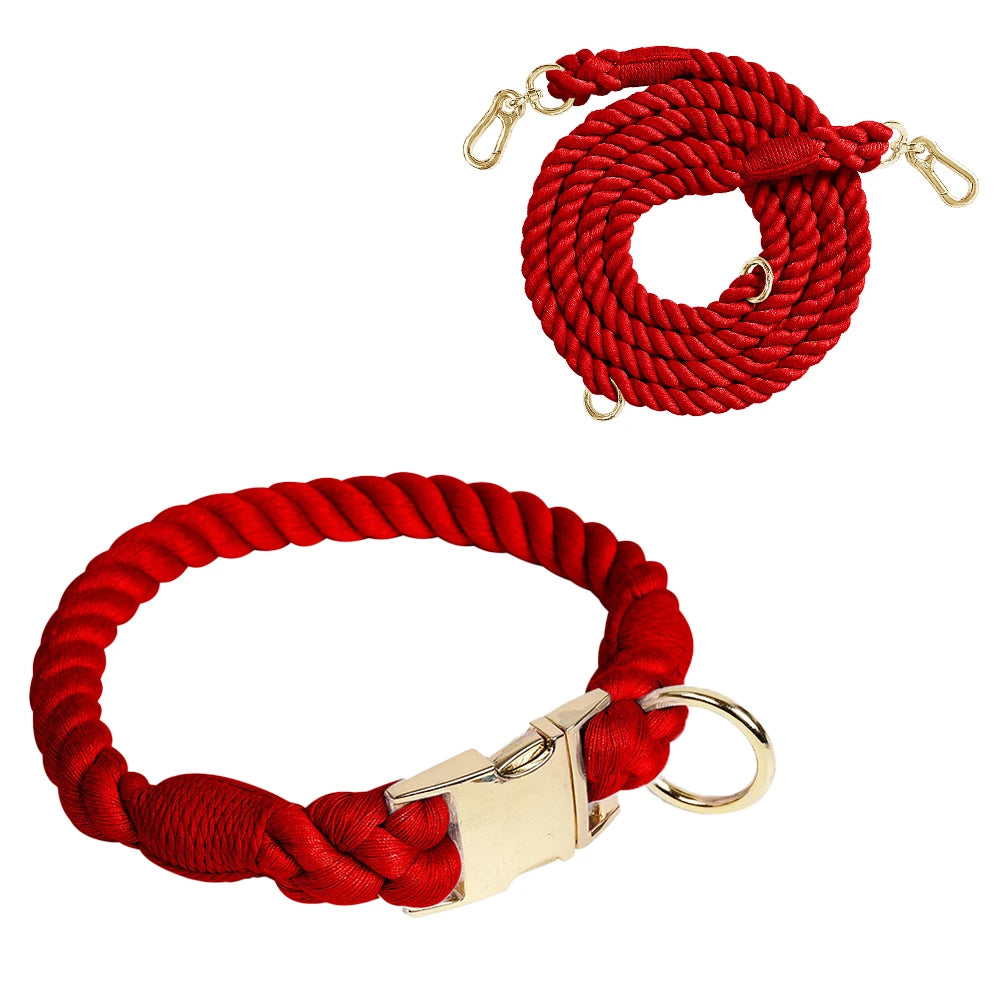 CotonBraid Collar & Leash Set