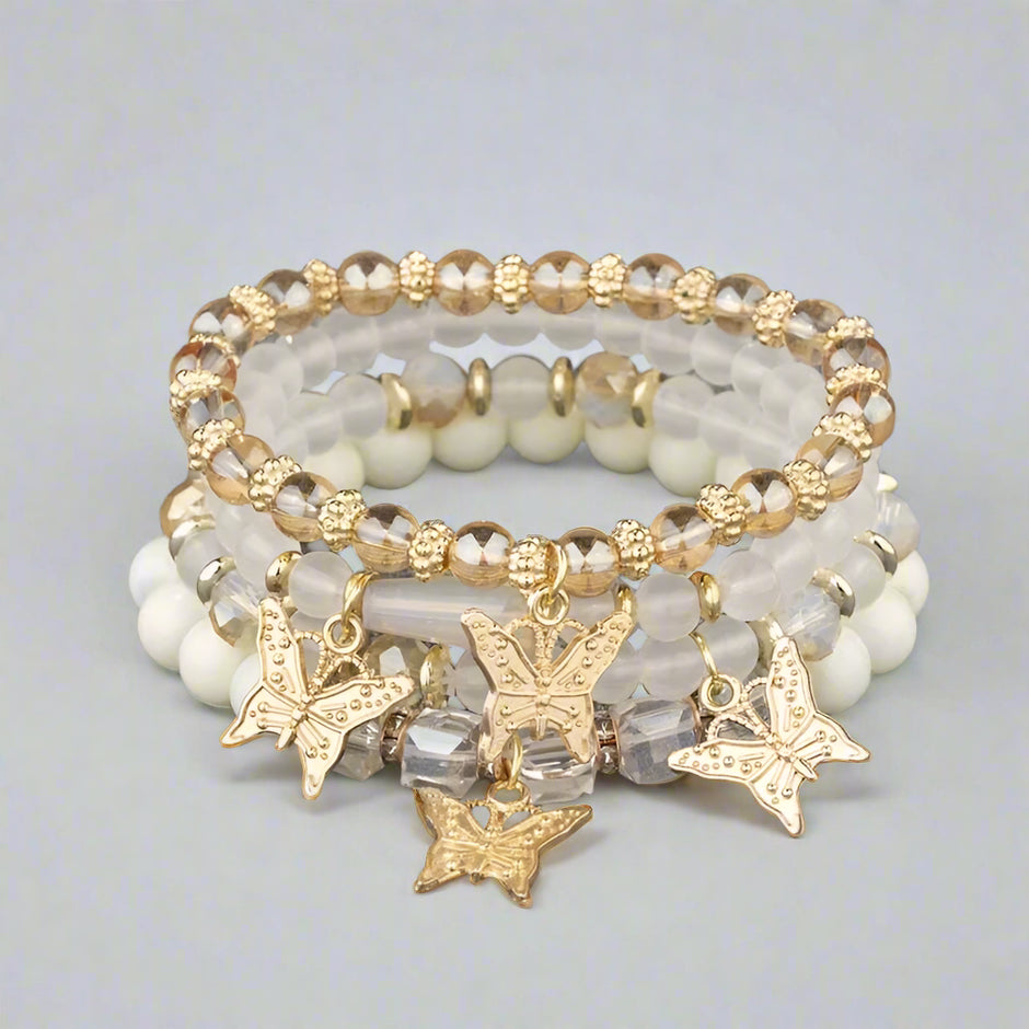 The Butterfly Garden Set | 4 Bracelets | 7 Colors