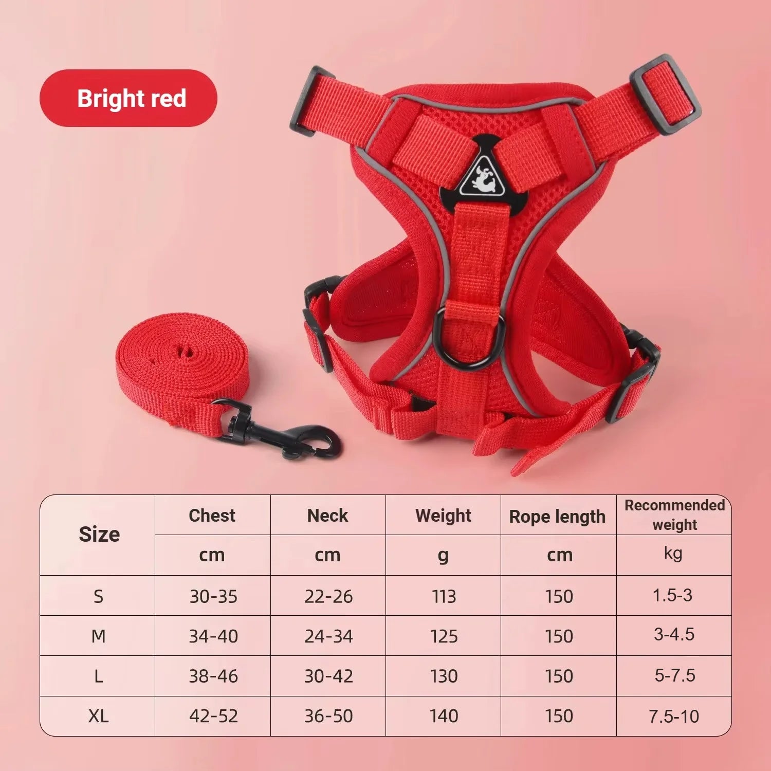 BreezeGuard Mesh Harness & Leash Set