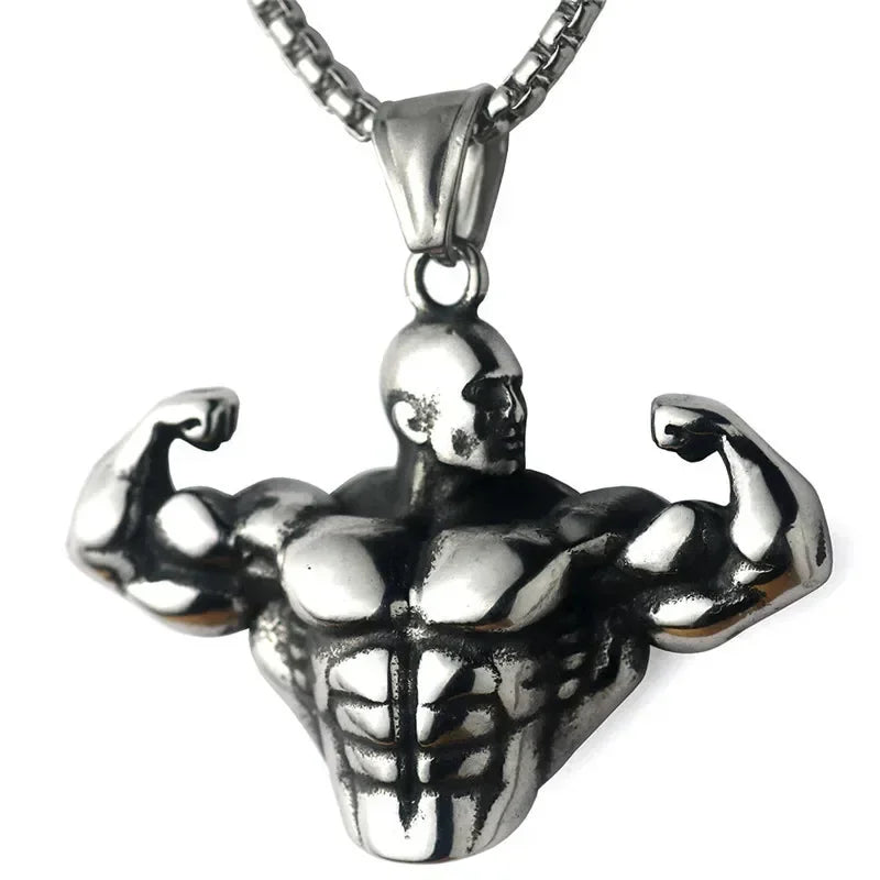 Titan Pendant 💪 | Bodybuilding Muscle Arm Necklace