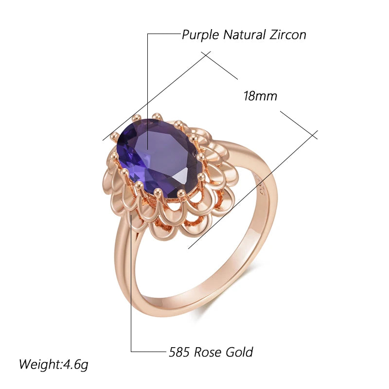 Amara Amethyst Ring