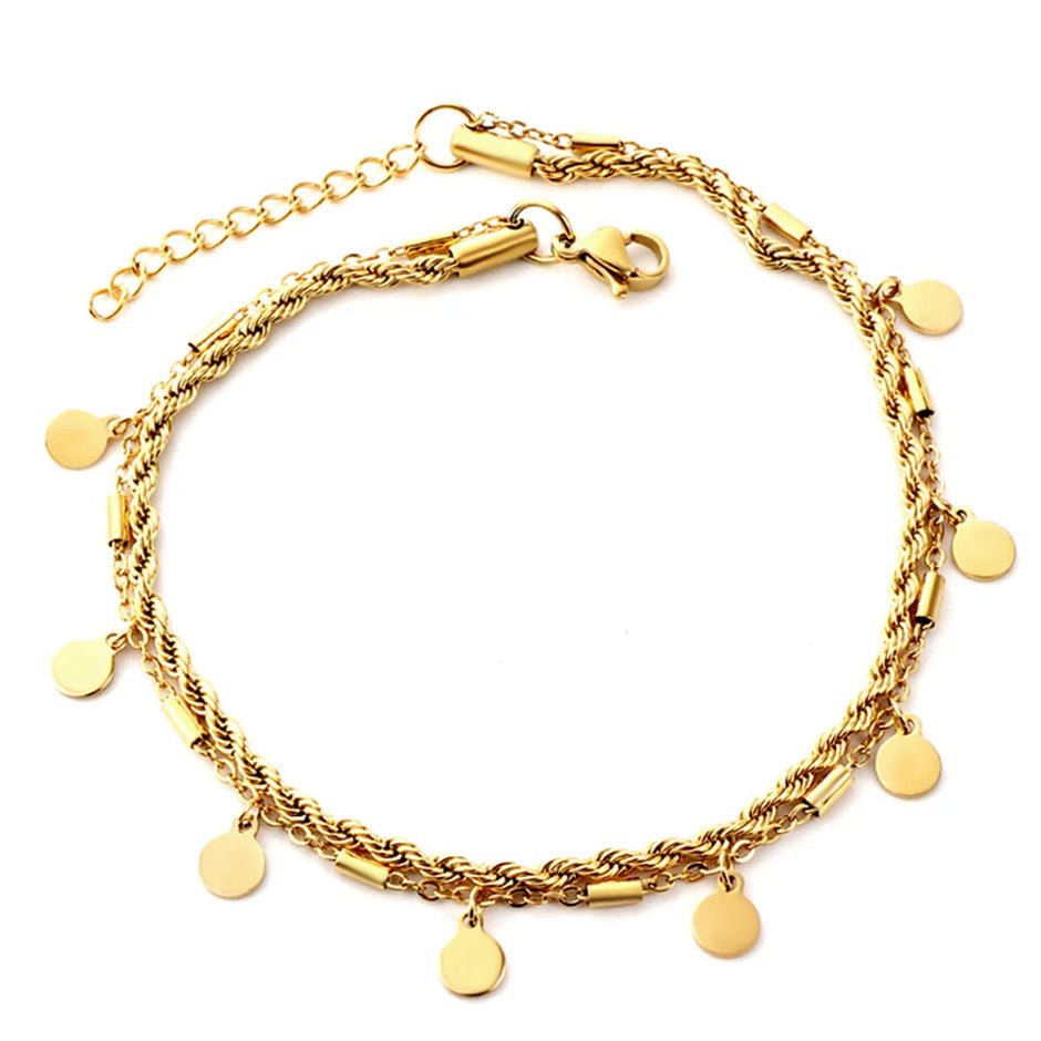 Glimmer Disc Anklet