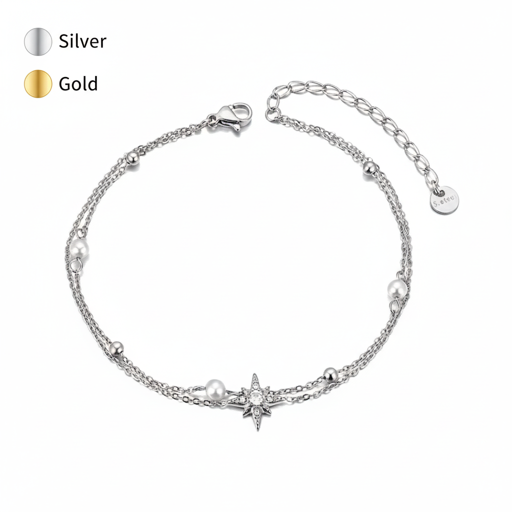 Stella Pearl Anklet