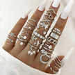 Trendy Knuckle Topper Ring Set