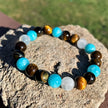 Tiger Eye Beaded Men's Bracelet