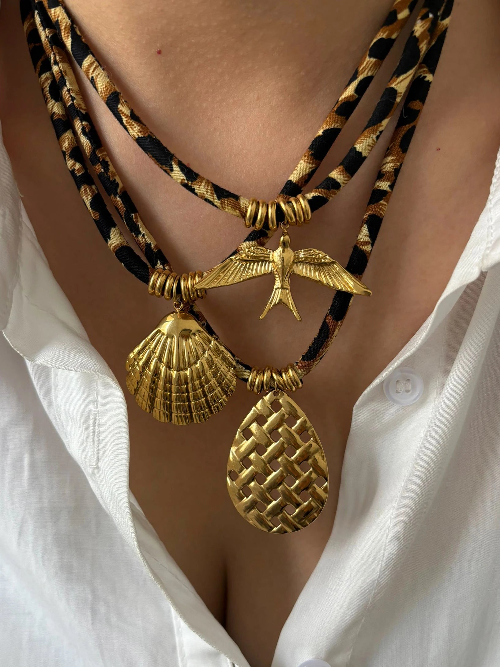 Wanderer's Charm – Statement Necklace Collection