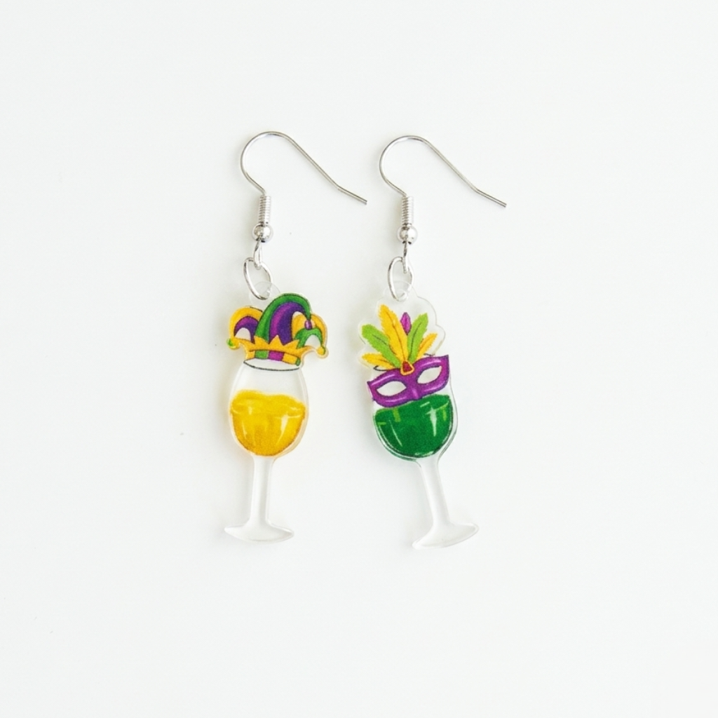 Carnival Cocktail Drop Earrings