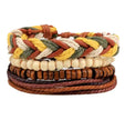 Chic Multilayer Leather and Bead Bracelet