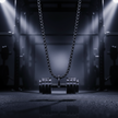 The Iron Will Dumbbell Pendant | Minimalist Gym Necklace