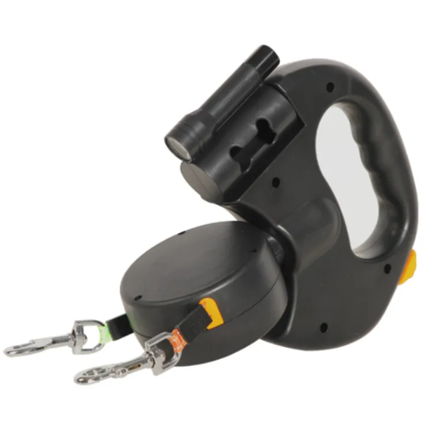 DuoWalk Retractable Leash 🐕🦺🐕