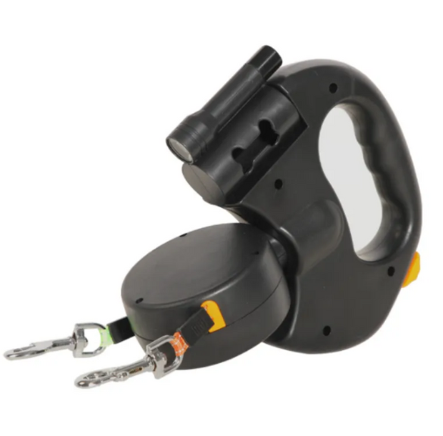 DuoWalk Retractable Leash 🐕🦺🐕