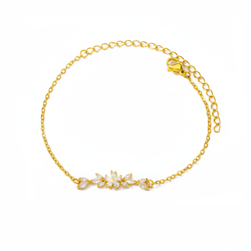 Crystal Bloom Bracelet ✨