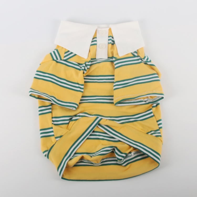Summer Stripe Polo Dog