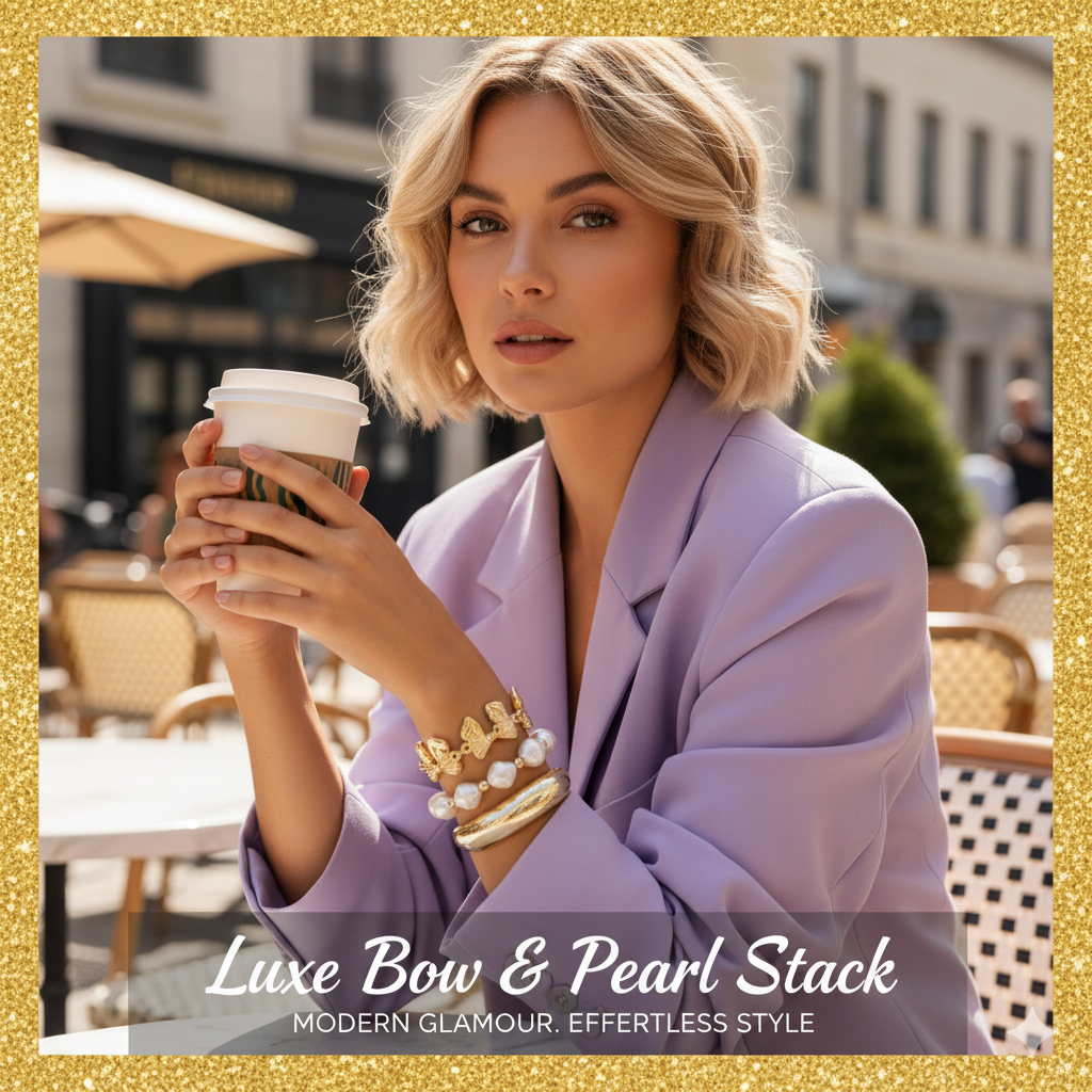 gold bangles, pearl bangles