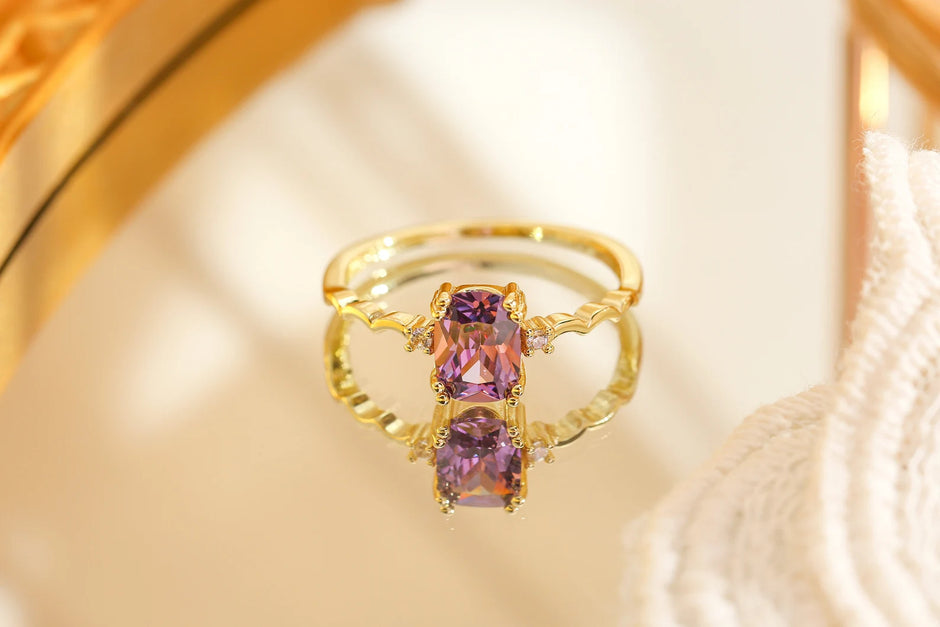 Lavender Amethyst Ring S925 Silver