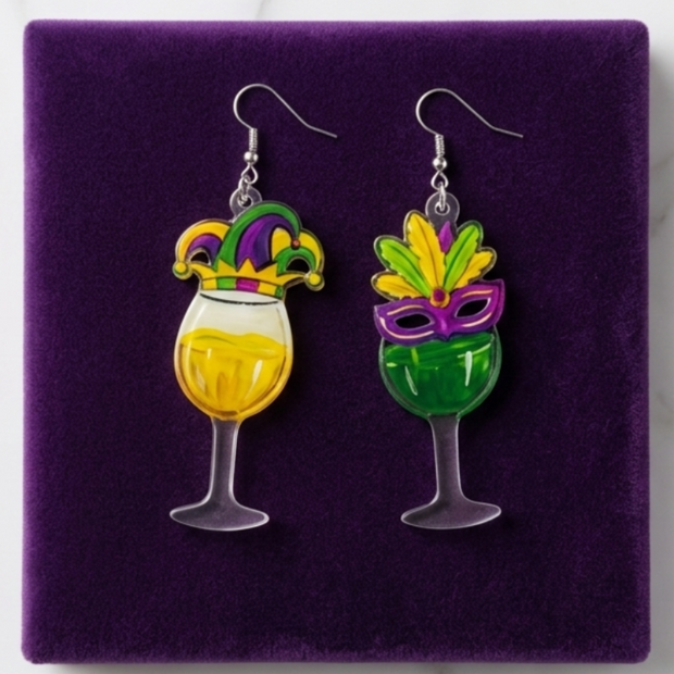 Carnival Cocktail Drop Earrings