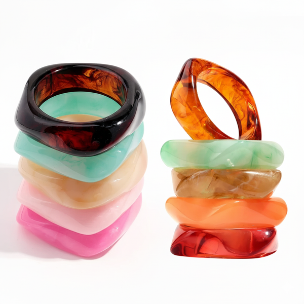 set of color pop bangles 