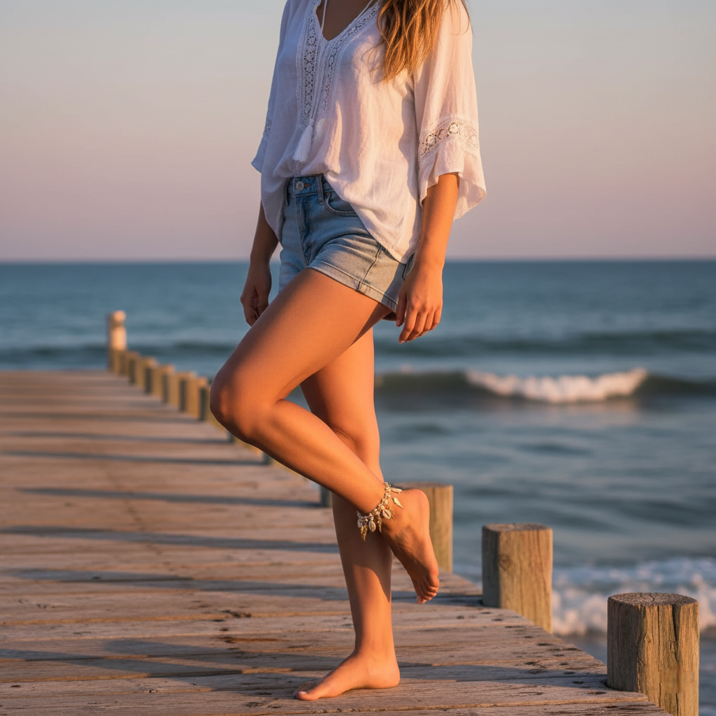 Bohemian Shell Anklet