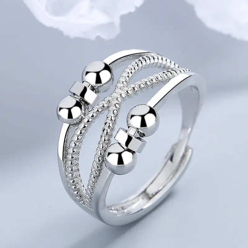 Chic Rotatable Anxiety Relief Ring