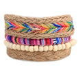 Chic Multilayer Leather and Bead Bracelet